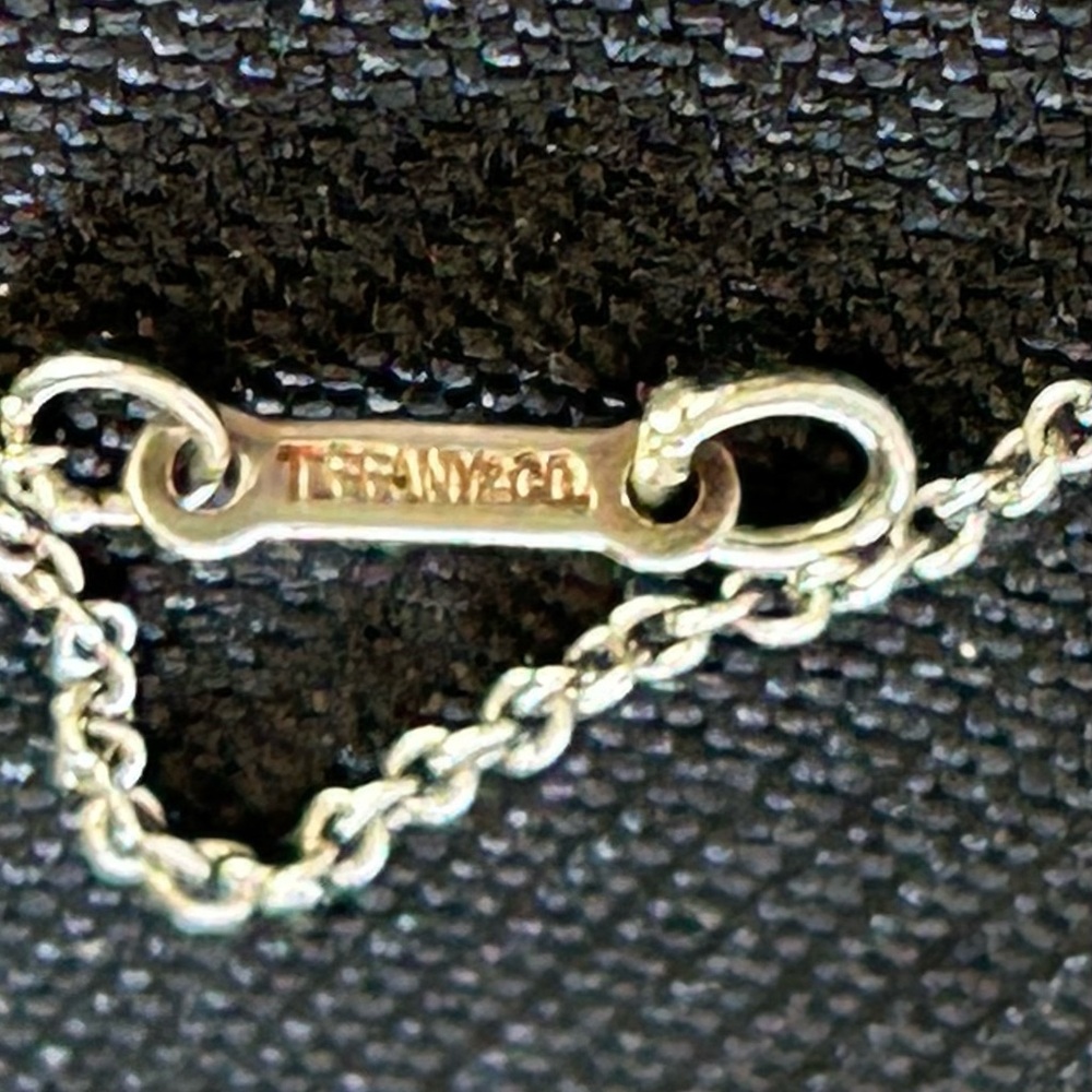 TIFFANY & CO. Elsa Peretti Open Heart Necklace Pendant Sterling Silver 925 - Picture 13 of 13